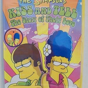 The Simpsons Kiss and Tell: The Story of Their Love DVD - Yellow and Pink